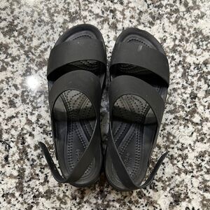 CROCS Black Women's Sandals